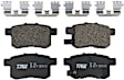 KIT-073024-532 4-Wheel Set Front and Rear Brake Disc and Pad Kit, Cross-drilled and Slotted 5 Lugs Front-299.97 mm/Rear-281.69 mm Ceramic, Includes (2) Brake Pad Set and (4) Brake Disc