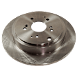 2006 Honda Pilot - 4-Wheel Set TRW Front and Rear Brake Disc and Pad Kit, Plain Surface, 5 Lugs, Ceramic