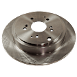 KIT-073024-5345 4-Wheel Set Front and Rear Brake Disc and Pad Kit, Plain Surface 5 Lugs Front-299.97 mm/Rear-312.93 mm Ceramic, Includes (4) Brake Disc and (2) Brake Pad Set