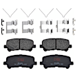 KIT-073024-5355 Front and Rear Brake Disc and Pad Kit, Plain Surface, 5 Lugs, Front-329.95 mm/Rear-334.01 mm, Front-Ceramic/Rear-Semi-Metallic