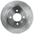 KIT-073024-5467 4-Wheel Set Front and Rear Brake Disc and Pad Kit, Plain Surface 4 Lugs Front-256.03 mm/Rear-261.87 mm Ceramic, Includes (4) Brake Disc and (2) Brake Pad Set