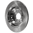 KIT-073024-5612 Front and Rear Brake Disc and Pad Kit, Plain Surface, 5 Lugs, Front-329.95 mm/Rear-313.94 mm, Front-Semi-Metallic/Rear-Ceramic
