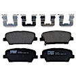 KIT-073024-5612 Front and Rear Brake Disc and Pad Kit, Plain Surface, 5 Lugs, Front-329.95 mm/Rear-313.94 mm, Front-Semi-Metallic/Rear-Ceramic