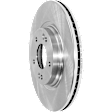 2017 Kia Sportage - 8-Piece Kit Front and Rear Brake Disc and Pad Kit, Plain Surface, 5 Lugs, Ceramic, 305mm Front Disc, Manual Parking Brake, 2.4L 4Cyl,  Includes (4) Brake Disc and (2) Brake Pad Set