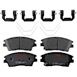 2017 Kia Sportage - 8-Piece Kit Front and Rear Brake Disc and Pad Kit, Plain Surface, 5 Lugs, Ceramic, 305mm Front Disc, Manual Parking Brake, 2.4L 4Cyl,  Includes (4) Brake Disc and (2) Brake Pad Set