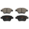 KIT-073024-600 4-Wheel Set Front and Rear Brake Disc and Pad Kit, Plain Surface 5 Lugs Front-311.91 mm/Rear-281.94 mm Semi-metallic, Includes (4) Brake Disc and (2) Brake Pad Set