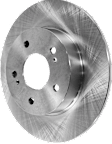 2003 Nissan Maxima - 4-Wheel Set Front and Rear Brake Disc and Pad Kit, Plain Surface, 5 Lugs, Front-295.91 mm/Rear-277.62 mm, Front-Ceramic/Rear-Semi-Metallic, 3.5L 6Cyl, Includes (4) Disc and (2) Pad Set
