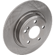 KIT-073024-6075 Front and Rear Brake Disc and Pad Kit, Plain Surface 5 Lugs Semi-metallic