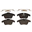 KIT-073024-6146 Front and Rear Brake Disc and Pad Kit, Plain Surface, 5 Lugs, Front-354.7 mm/Rear-325.88 mm, Front-Ceramic/Rear-Semi-Metallic