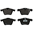 2015 Jaguar XF - 8-Piece Kit Front and Rear Brake Disc and Pad Kit, Plain Surface, 5 Lugs, Semi-metallic, RWD, Rear Wheel Drive, 32mm Front Disc and 32mm Rear Disc, 3.0L 6Cyl,  Includes (4) Brake Disc and (2) Brake Pad Set