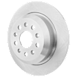 KIT-073024-6499 4-Wheel Set Front and Rear Brake Disc and Pad Kit, Plain Surface 5 Lugs Front-330 mm/Rear-342 mm Ceramic, Includes (2) Brake Pad Set and (4) Brake Disc