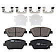 KIT-073024-6651 4-Wheel Set Front and Rear Brake Disc and Pad Kit, Cross-drilled and Slotted 5 Lugs Front-300 mm/Rear-282.96 mm Front-Ceramic/Rear-Semi-Metallic, Includes (4) Brake Disc and (2) Brake Pad Set