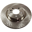 KIT-073024-6842 4-Wheel Set Front and Rear Brake Disc and Pad Kit, Plain Surface 5 Lugs Front-359.92 mm/Rear-350.01 mm Semi-metallic, Includes (4) Brake Disc and (2) Brake Pad Set