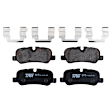 KIT-073024-6844 4-Wheel Set Front and Rear Brake Disc and Pad Kit, Plain Surface 5 Lugs Front-359.92 mm/Rear-350.01 mm Semi-metallic, Includes (4) Brake Disc and (2) Brake Pad Set