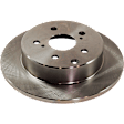 2015 Toyota RAV4 - 4-Wheel Set Front and Rear Brake Disc and Pad Kit, Plain Surface, 5 Lugs, Front-275.08 mm/Rear-280.92 mm, Ceramic, 275mm Front Disc, 2.5L 4Cyl,  Includes (4) Disc and (2) Pad Set