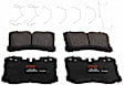 2011 Lexus LS460 - 8-Piece Kit Front and Rear Brake Disc and Pad Kit, Plain Surface, 5 Lugs, Semi-metallic, RWD, Rear Wheel Drive, For Models Without Sport Package, 4.6L 8Cyl,  Includes (4) Brake Disc and (2) Brake Pad Set