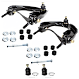 6-Piece Kit Front Suspension Kit, Includes (2) Ball Joint, (2) Control Arm, and (2) Sway Bar Link