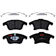 2017 Lincoln MKZ - 4-Wheel Set Front and Rear Brake Disc and Pad Kit, Plain Surface 5 Lugs Front-344.93 mm/Rear-314.96 mm Ceramic, Includes (2) Brake Pad Set and (4) Brake Disc