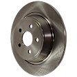 2017 Lincoln MKZ - 4-Wheel Set Front and Rear Brake Disc and Pad Kit, Plain Surface 5 Lugs Front-344.93 mm/Rear-314.96 mm Ceramic, Includes (2) Brake Pad Set and (4) Brake Disc