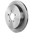 KIT-073024-7250 4-Wheel Set Front and Rear Brake Disc and Pad Kit, Plain Surface 5 Lugs Front-305.05 mm/Rear-333.76 mm Ceramic, Includes (4) Brake Disc and (2) Brake Pad Set