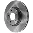 KIT-073024-7277 Front and Rear Brake Disc and Pad Kit, Plain Surface, 5 Lugs, Front-299.97 mm/Rear-279.91 mm, Front-Ceramic/Rear-Semi-Metallic