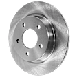 KIT-073024-7277 Front and Rear Brake Disc and Pad Kit, Plain Surface, 5 Lugs, Front-299.97 mm/Rear-279.91 mm, Front-Ceramic/Rear-Semi-Metallic