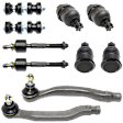 10-Piece Kit Front Suspension Kit, Includes (4) Ball Joint, (2) Sway Bar Link, and (4) Tie Rod End