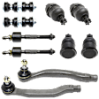 10-Piece Kit Front Suspension Kit, Includes (4) Ball Joint, (2) Sway Bar Link, and (4) Tie Rod End