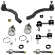 8-Piece Kit Front, Driver and Passenger Side Suspension Kit, Includes (2) Ball Joint, (2) Sway Bar Link, and (4) Tie Rod End