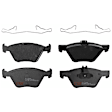 KIT-073024-7711 4-Wheel Set Front and Rear Brake Disc and Pad Kit, Plain Surface 5 Lugs Front-299.97 mm/Rear-290.07 mm Semi-metallic, Includes (4) Disc and (2) Pad Set