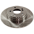 KIT-073024-7711 4-Wheel Set Front and Rear Brake Disc and Pad Kit, Plain Surface 5 Lugs Front-299.97 mm/Rear-290.07 mm Semi-metallic, Includes (4) Disc and (2) Pad Set