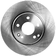 KIT-073024-7711 4-Wheel Set Front and Rear Brake Disc and Pad Kit, Plain Surface 5 Lugs Front-299.97 mm/Rear-290.07 mm Semi-metallic, Includes (4) Disc and (2) Pad Set
