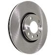 KIT-073024-8587 Front and Rear Brake Disc and Pad Kit, Plain Surface 5 Lugs Front-320.04 mm/Rear-299.97 mm Front-Ceramic/Rear-Semi-Metallic