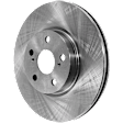 2009 Pontiac Vibe - 4-Wheel Set Front and Rear Brake Disc and Pad Kit, Plain Surface, 5 Lugs, Front-275.08 mm/Rear-259.08 mm, Ceramic, 1.8L 4Cyl, Includes (4) Disc and (2) Pad Set