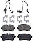 KIT-073024-901 4-Wheel Set Front and Rear Brake Disc and Pad Kit, Plain Surface 5 Lugs Front-356.11 mm/Rear-329.95 mm Semi-metallic, Includes (2) Brake Pad Set and (4) Brake Disc