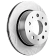 KIT-073024-9025 4-Wheel Set Brake Disc and Pad Kit, Plain Surface 5 Lugs Front and Rear-300 mm Semi-metallic, Includes (4) Brake Disc and (2) Brake Pad Set