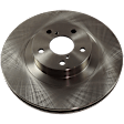 KIT-073024-9073 Front and Rear Brake Disc and Pad Kit, Plain Surface, 5 Lugs, Front-293.62 mm/Rear-265.43 mm, Front-Ceramic/Rear-Semi-Metallic