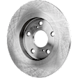 2008 Scion xB - 4-Wheel Set Front and Rear Brake Disc and Pad Kit, Plain Surface, 5 Lugs, Front-275.08 mm/Rear-278.89 mm, Ceramic, 2.4L 4Cyl,  Includes (4) Disc and (2) Pad Set