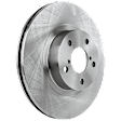 KIT-073024-9375 Front and Rear Brake Disc and Pad Kit, Plain Surface 5 Lugs Front-276.86 mm/Rear-265.43 mm Front-Ceramic/Rear-Semi-Metallic