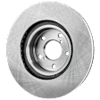 KIT-073024-9375 Front and Rear Brake Disc and Pad Kit, Plain Surface 5 Lugs Front-276.86 mm/Rear-265.43 mm Front-Ceramic/Rear-Semi-Metallic