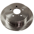 KIT-073024-9551 4-Wheel Set Front and Rear Brake Disc and Pad Kit, Plain Surface 5 Lugs Front-276.86 mm/Rear-273.81 mm Ceramic, Includes (2) Brake Pad Set and (4) Brake Disc