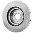 KIT-073024-9575 4-Wheel Set Front and Rear Brake Disc and Pad Kit, Plain Surface 5 Lugs Front-276.86 mm/Rear-273.81 mm Ceramic, Includes (2) Brake Pad Set and (4) Brake Disc