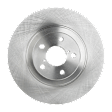 KIT-073024-9611 4-Wheel Set Front and Rear Brake Disc and Pad Kit, Plain Surface 5 Lugs Front-293.4 mm/Rear-273.81 mm Ceramic, Includes (2) Brake Pad Set and (4) Brake Disc