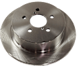 KIT-073024-9611 4-Wheel Set Front and Rear Brake Disc and Pad Kit, Plain Surface 5 Lugs Front-293.4 mm/Rear-273.81 mm Ceramic, Includes (2) Brake Pad Set and (4) Brake Disc