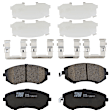 KIT-073024-9653 4-Wheel Set Front and Rear Brake Disc and Pad Kit, Cross-drilled and Slotted 5 Lugs Front-293.4 mm/Rear-273.81 mm Ceramic, Includes (4) Brake Disc and (2) Brake Pad Set