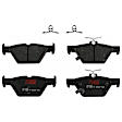 KIT-073024-9653 4-Wheel Set Front and Rear Brake Disc and Pad Kit, Cross-drilled and Slotted 5 Lugs Front-293.4 mm/Rear-273.81 mm Ceramic, Includes (4) Brake Disc and (2) Brake Pad Set