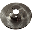 KIT-073024-9691 4-Wheel Set Front and Rear Brake Disc and Pad Kit, Plain Surface 5 Lugs Front-293.62 mm/Rear-265.43 mm Ceramic, Includes (2) Brake Pad Set and (4) Brake Disc