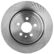 KIT-073024-9767 4-Wheel Set Front and Rear Brake Disc and Pad Kit, Plain Surface 5 Lugs Ceramic - Front, Semi-Metallic - Rear