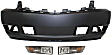 3-Piece Kit, Front Primed Bumper Cover, Includes (1) Bumper Cover and (2) Fog Light