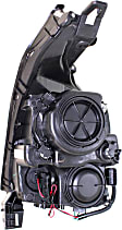 2013 Cadillac SRX - 4-Piece Kit Driver and Passenger Side Halogen Headlight, With bulb(s), OE Replacement, Sport Utility,  Includes (2) Fog Light and (2) Headlight